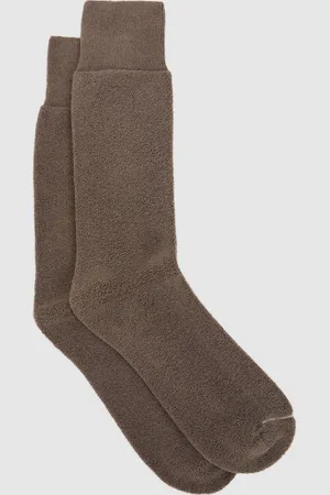 Reiss Cotton Blend Terry Towelling Socks, S & M