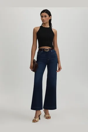 Paige Flared Cropped Jeans, , 26