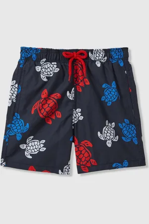 Vilebrequin Swim Shorts Fabric Turtle Print, Size: 10