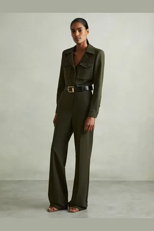 Reiss Ray Jumpsuit Plain, Size: 6