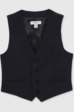 Reiss Wool-blend Single-breasted Waistcoat, 134