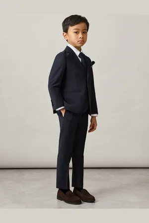 Reiss 3-9 yrs Wool-blend Single-breasted Suit Blazer, Q03