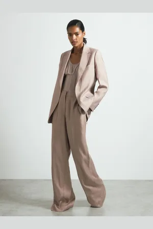 ATELIER Tailored Double Breasted Suit Blazer, 8
