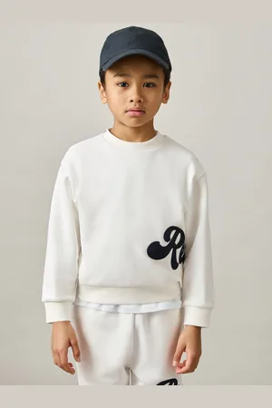 Reiss 3-9 yrs Cotton-blend Logo Script Sweatshirt, 45Y
