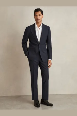 Reiss Slim Fit Wool Blend Suit Trousers, 28