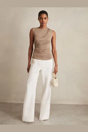 Reiss Stretch- Ruched Vest, XS