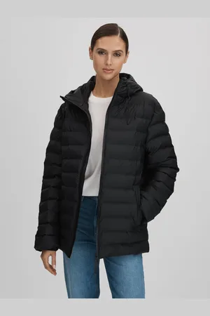 Rains Hooded Puffer Jacket, , L