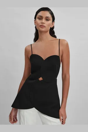Acler Tie-back Fitted Top, , 12