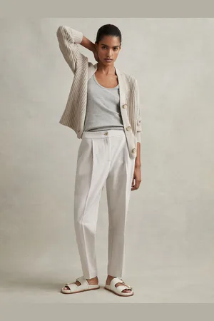 Reiss Tapered Suit Trousers With Tencel??? Fibers, 14