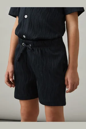 Reiss 9-13 yrs Wave-jacquard Drawstring Shorts, Q04