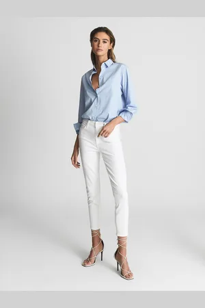 Paige Hoxton Cropped Skinny Jeans, , Size: 24R
