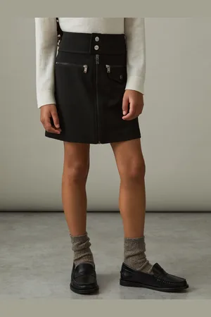 Reiss 9-13 yrs Piqu?? Zip-detail Mini Skirt, Q04