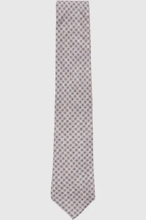 Reiss Silk Medallion-print Tie