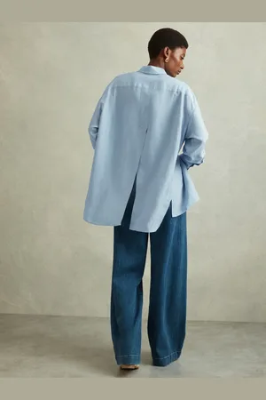 Reiss Beatrix Shirt Plain, Size: 4