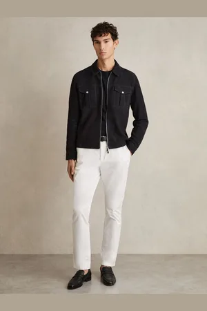 Reiss Suede Zip-through Jacket, XS