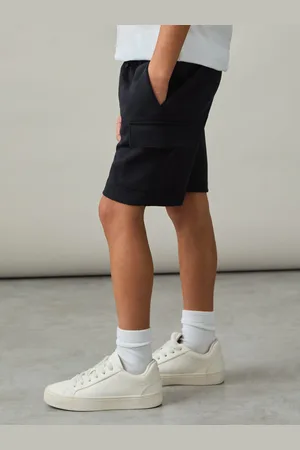 Reiss 9-13 yrs Interlock-jersey Cargo Shorts, Q04