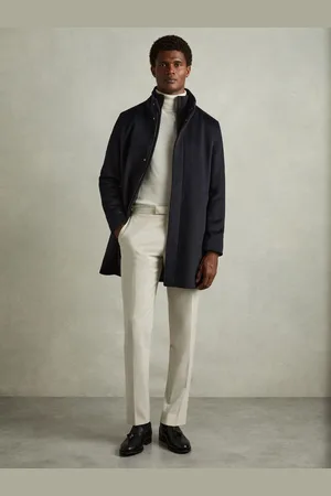 Reiss Wool-blend Hybrid Coat, XS