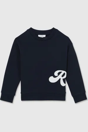 Reiss 13-14 yrs Cotton-blend Logo Script Sweatshirt