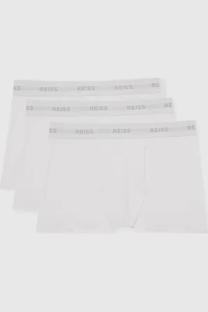 Reiss Heller Three Pack Organic Cotton Boxers, Size: S