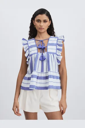 Mille Peplum Top, M
