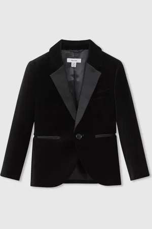 Reiss 13-14 yrs Velvet Single Breasted Blazer