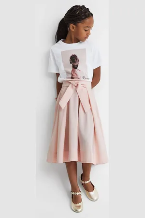 Reiss Garcia Midi Skirt Pleated, Size: 4