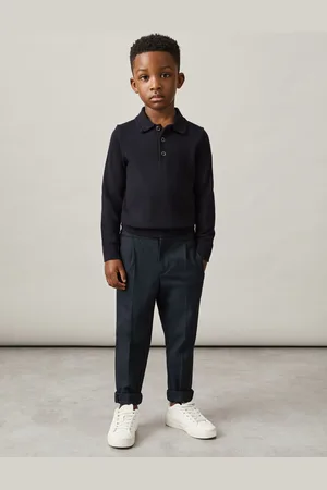 Reiss Trafford Polo Shirt Wool Ribbed, Size: 4