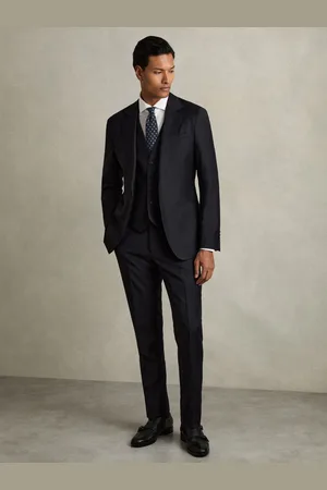 Reiss Slim-fit Wool Suit Waistcoat, 36