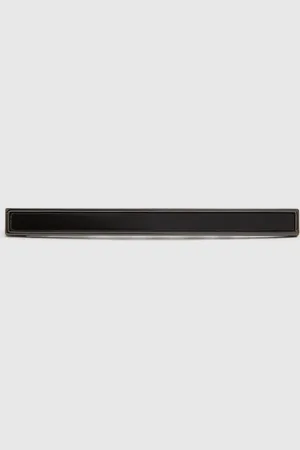 Reiss Ardley Gunmetal & onyx Onyx Tie Bar, One Size, Black & grey