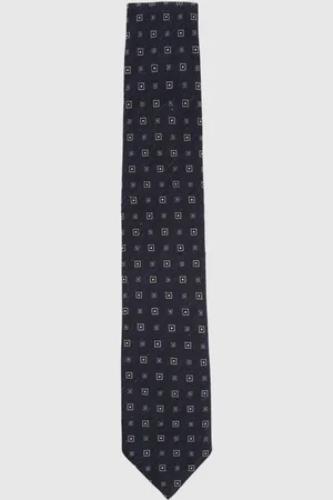 Reiss Anzio Tie Silk Printed, Size: One Size