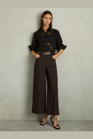 Reiss Twill Culotte Trousers, 4R