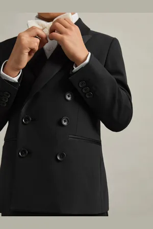 Reiss Knightsbridge Db Jacket Wool Plain, Size: Q04