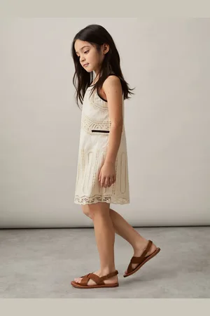 Reiss Contrast Trim Lace Dress, K04