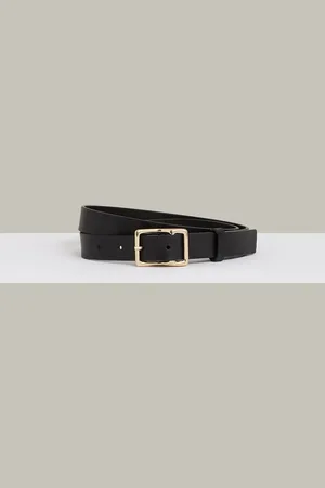Reiss Leather Angled-buckle Belt, 28