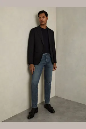 Reiss Bleaker Jeans Cotton Plain, Size: 30