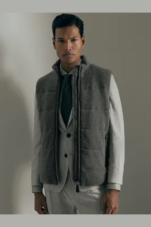 Reiss Shackleton Gilet Cotton Quilted, Size: S