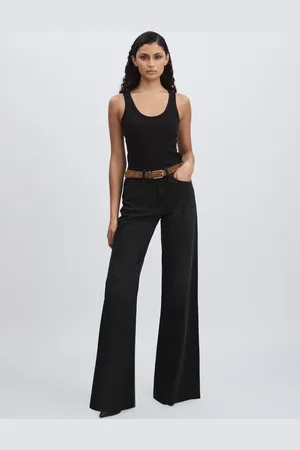 GOOD AMERICAN Petite Relaxed Jeans, 24