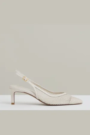 Reiss Mesh Slingback Heels, 336