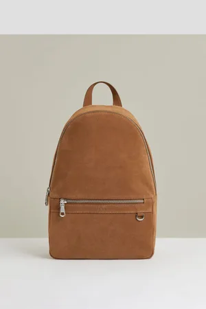 Reiss Suede Backpack