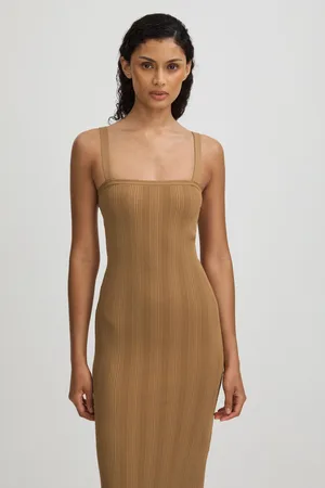 GOOD AMERICAN Plisse Dress, S