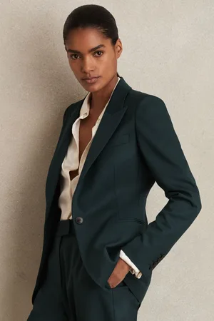 Reiss Wool-blend Single-breasted Suit Blazer, 4