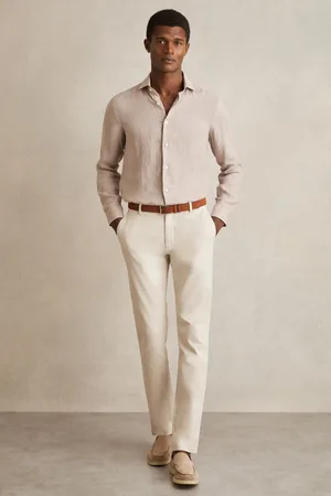 Reiss Cotton-piqu?? Slim-fit Chinos, 28
