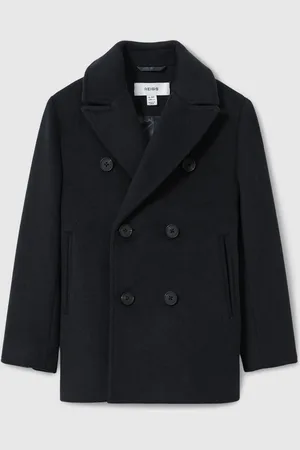 Reiss Bergamo Coat Wool Woven, Size: 13-14 Years