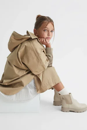Reiss Thea Chelsea Boots Leather Plain, Size: 2
