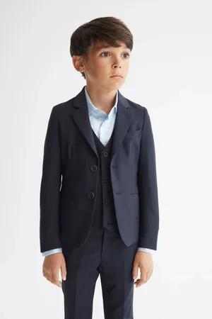 Reiss Hope Mixer Blazer Cotton Plain, Size: 9