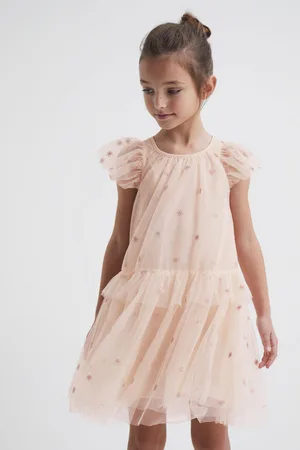 Reiss Fifi Tulle Dress Printed, Size: 9