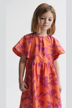 Reiss Jeanie Midi Dress Cotton Printed, Size: 9