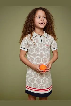 Smiley 4-9 yrs world | Knitted Polo Dress, 45Y