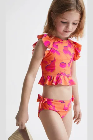 Reiss Lilly Bikini Set Floral Print, Size: 4