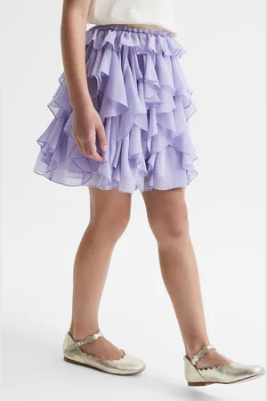 Reiss Lola Tulle Skirt Plain, Size: 9